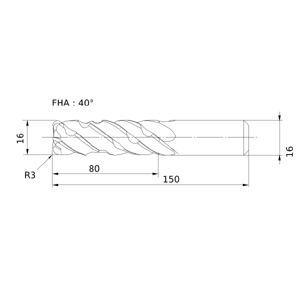 三菱マテリアル（株） スマートミラクルエンドミル VQELCSRB スマートミラクルエンドミル VQELCSRB D1600R300