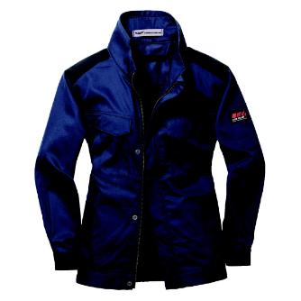 日新被服（株） YZ5361 防炎長袖ブルゾン ネイビー YZ5361-02 ＹＺ５３６１　防炎長袖ブルゾン　ネイビー YZ5361-02-6L ﾈｲﾋﾞｰ