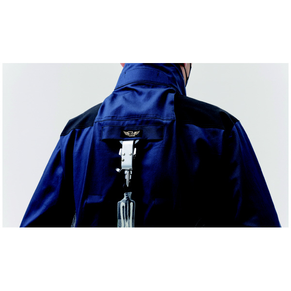 日新被服（株） YZ5361 防炎長袖ブルゾン ネイビー YZ5361-02 ＹＺ５３６１　防炎長袖ブルゾン　ネイビー YZ5361-02-6L ﾈｲﾋﾞｰ