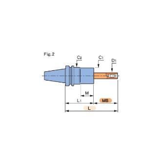 （株）ＭＳＴコーポレーション スリムライン ミルボア BT40-SLRB20H スリムライン　ミルボア BT40-SLRB20H-90-M42-MB100