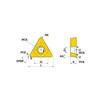 三菱マテリアル（株） 旋削用インサート TCMT 旋削用インサート（超硬コーティング） TCMT090204-FM MC7115