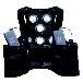 アイトス（株） 温冷ペルチェ6点式ベスト AZ-8155 温冷ペルチェ６点式ベスト AZ-8155-010-F ﾌﾞﾗｯｸ