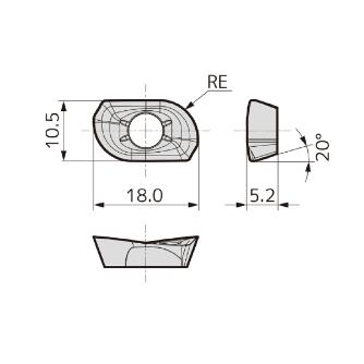 住友電気工業（株） カッタチップ AOMT-G カッタチップ AOMT170502PEER-G ACS1000