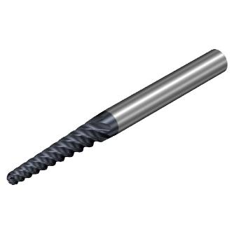 サンドビック（株） コロミルプルーラソリッドエンドミル 2T386 コロミルプルーラソリッドエンドミル【Ｆ】 2T386-0500-RA1200 R2AH