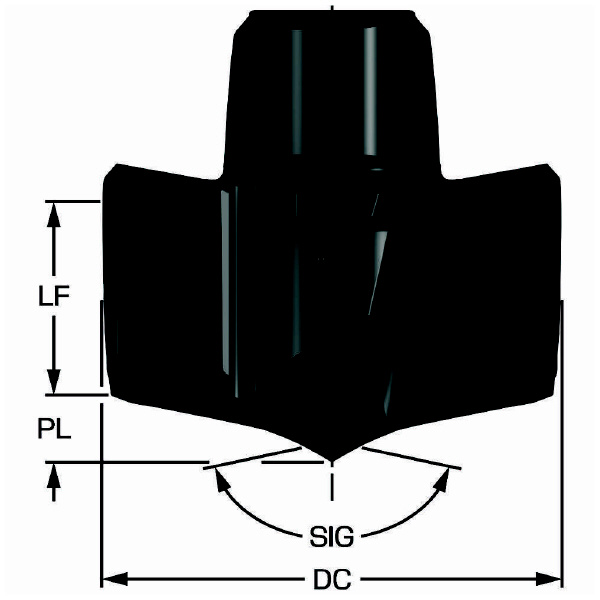 サンドビック（株） コロドリルDE10 ドリルチップ DE10 コロドリルＤＥ１０　ドリルチップ　【Ｅ】 DE10-1350-135-M5 4334