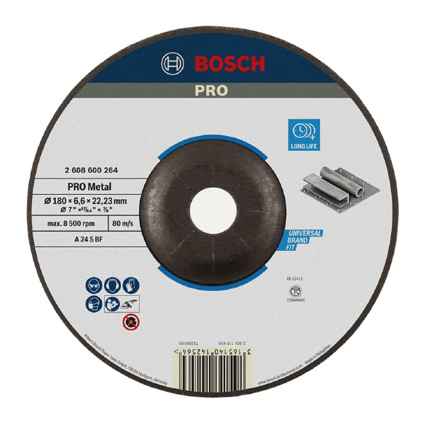 ボッシュ（株） PRO研削砥石 ＰＲＯ１８０ｍｍ研削砥石鉄用 2608600264