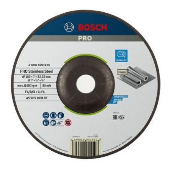 ボッシュ（株） PRO研削砥石 ＰＲＯ１８０ｍｍ研削砥石ステンレス用 2608600540