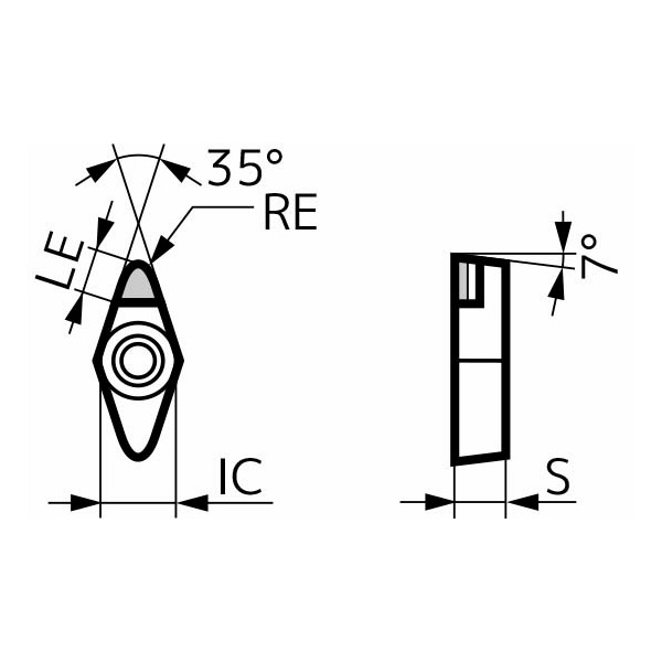 住友電気工業（株） スミダイヤ スローアウェイチップ NF-VCMW スミダイヤ　スローアウェイチップ NF-VCMW080204 DA1090