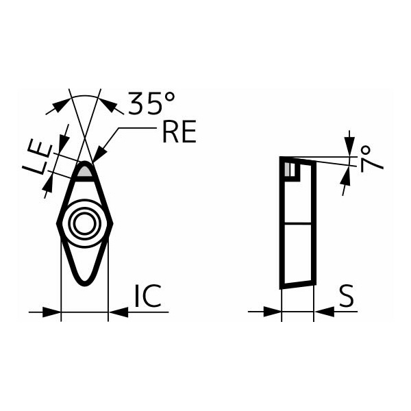 住友電気工業（株） スミダイヤ スローアウェイチップ NF-VCMW スミダイヤ　スローアウェイチップ NF-VCMW160402 DA1090
