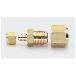 （株）イチネンＴＡＳＣＯ フレアユニオン TA241 フレアユニオン１／４Ｘ１／２ TA241K