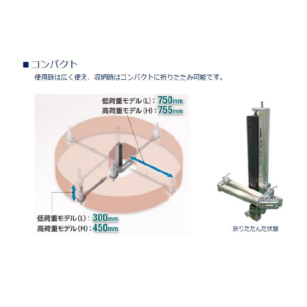 ＣＫＤ（株） コンパクトアーム CAW-H 高荷重モデル コンパクトアーム　ＣＡＷシリーズ CAW-H-450-B