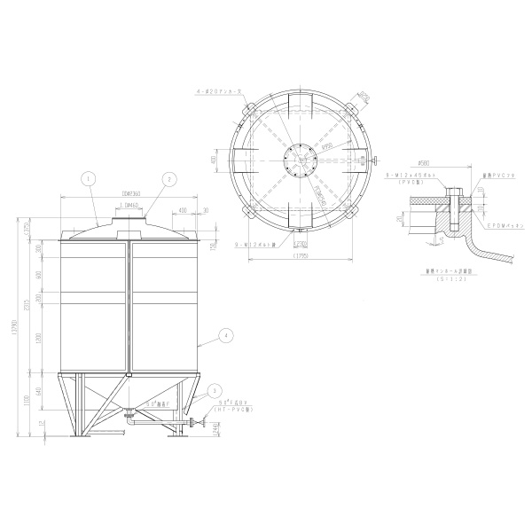 スイコー（株） スイコー耐熱タンク 耐熱タンク HT-10000ﾀｲﾈﾂ