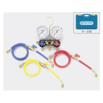 （株）イチネンＴＡＳＣＯ ゲージマニホールドV付ホース仕様キット TA124V ゲージマニホールドＶ付ホース仕様キット TA124V-2