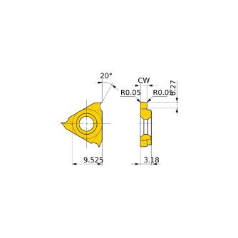 三菱マテリアル（株） GTATインサート GTAT ＧＴＡＴインサート GTAT03006V3R-U MT2015