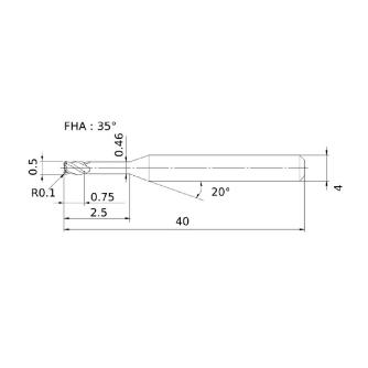 三菱マテリアル（株） SMART MIRACLEエンドミル VQ4XLRBD ＳＭＡＲＴ　ＭＩＲＡＣＬＥエンドミル VQ4XLRBD0050R010N025