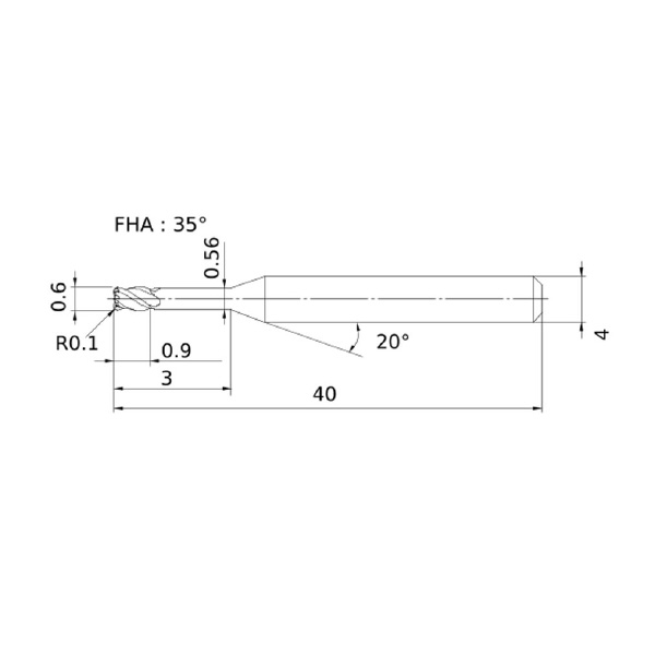 三菱マテリアル（株） SMART MIRACLEエンドミル VQ4XLRBD ＳＭＡＲＴ　ＭＩＲＡＣＬＥエンドミル VQ4XLRBD0060R010N030