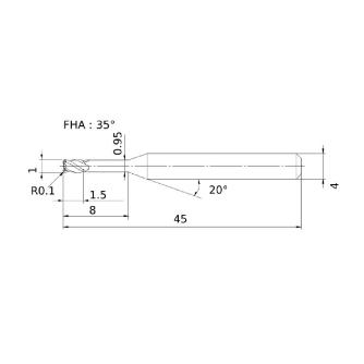 三菱マテリアル（株） SMART MIRACLEエンドミル VQ4XLRBD ＳＭＡＲＴ　ＭＩＲＡＣＬＥエンドミル VQ4XLRBD0100R010N080