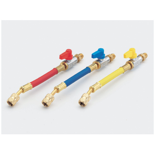 （株）イチネンＴＡＳＣＯ バルブ付ホースアダプター(R407C) TA131R バルブ付ホースアダプタ－（Ｒ４０７Ｃ） TA131R