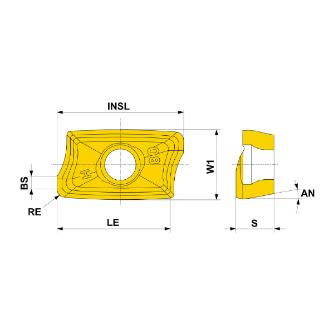 三菱マテリアル（株） MV1000シリーズインサート AOMT ＭＶ１０００シリーズインサート AOMT123616PEER-H MV1020