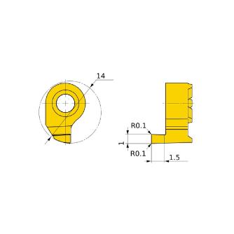 三菱マテリアル（株） XBシリーズ XBSF ＸＢシリーズ XBSF14H14100R010R MPB115