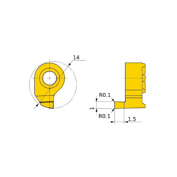 三菱マテリアル（株） XBシリーズ XBSF ＸＢシリーズ XBSF14H14100R010R MPB115