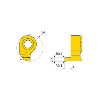 三菱マテリアル（株） XBシリーズ XBSF ＸＢシリーズ XBSF14H14250AR010R MPB115