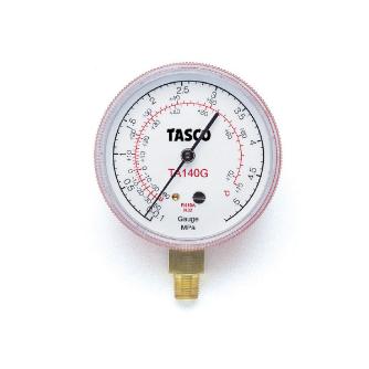 （株）イチネンＴＡＳＣＯ R410A/R32高精度圧力計 TA140 Ｒ４１０Ａ／Ｒ３２高精度圧力計 TA140G