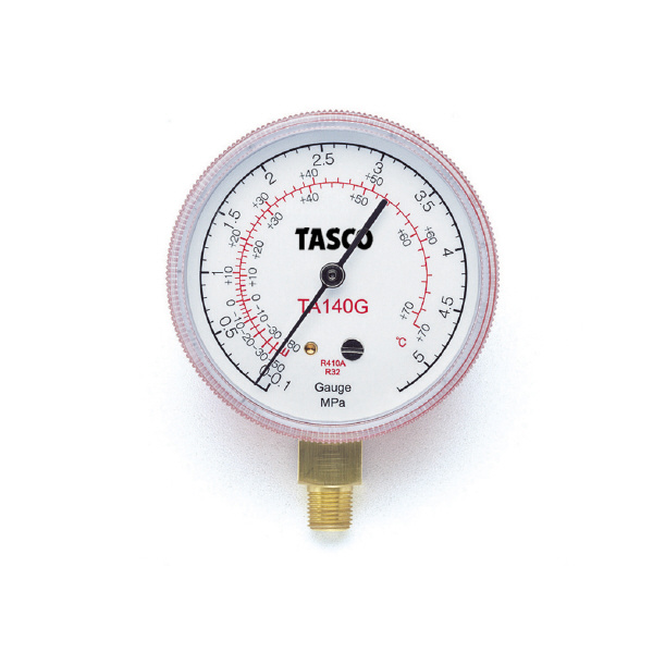 （株）イチネンＴＡＳＣＯ R410A/R32高精度圧力計 TA140 Ｒ４１０Ａ／Ｒ３２高精度圧力計 TA140G