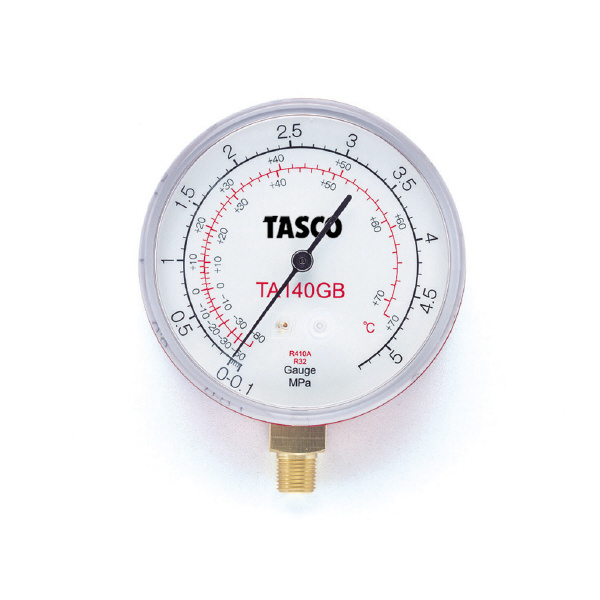 （株）イチネンＴＡＳＣＯ R410A/R32高精度圧力計 TA140 Ｒ４１０Ａ／Ｒ３２高精度圧力計 TA140GB