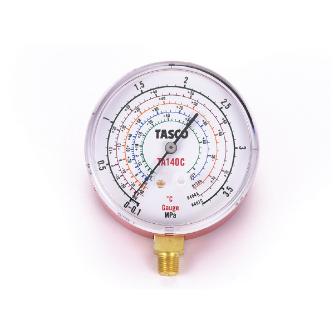 （株）イチネンＴＡＳＣＯ R407C高精度圧力計 検査合格証付 TA140C Ｒ４０７Ｃ高精度圧力計　検査合格証付 TA140C