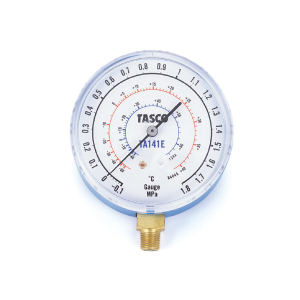 （株）イチネンＴＡＳＣＯ R134a・R404A連成計 検査証付 TA141E Ｒ１３４ａ・Ｒ４０４Ａ連成計　検査証付 TA141E