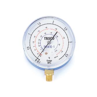 （株）イチネンＴＡＳＣＯ R134a・R404A連成計 検査証付 TA141E Ｒ１３４ａ・Ｒ４０４Ａ連成計　検査証付 TA141E-1
