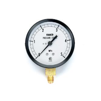 （株）イチネンＴＡＳＣＯ 75φフレアタイプ圧力計 TA141 ７５φフレアタイプ圧力計（５．０Ｍｐａ） TA141GF-250