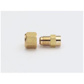 （株）イチネンＴＡＳＣＯ フレアーコネクター TA231S フレアーコネクター１／４フレアＸ１／４ TA231S-2