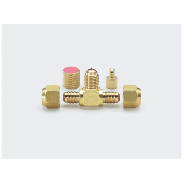 （株）イチネンＴＡＳＣＯ R410A用フレアTコネクター TA233 Ｒ４１０Ａ用フレアＴコネクター TA233B-2