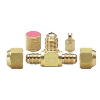 （株）イチネンＴＡＳＣＯ R410A用フレアTコネクター TA233 Ｒ４１０Ａ用フレアＴコネクター TA233C-2