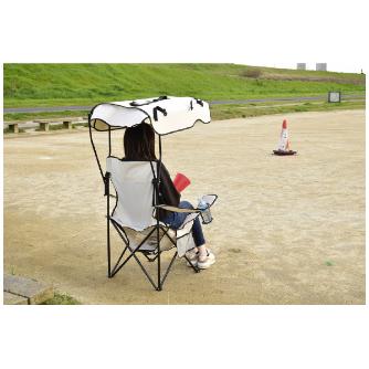 日動工業（株） シェード付チェア　焼けなイス シェード付チェア　焼けなイス NCHA-01-OG