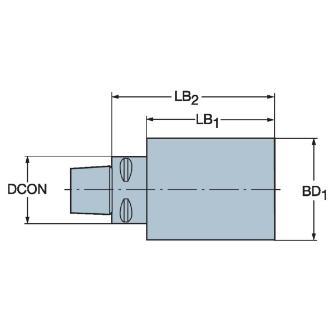 サンドビック（株） コロマントキャプトブランクス C6 コロマントキャプト　ブランクス　【Ｅ】 C6-NR-075195-BE