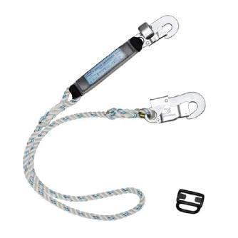 藤井電工（株） フルハーネス用ランヤード 三つ打ちロープ+FS-109-BP フルハーネス用ランヤード THL-11-R23-JAN-BP