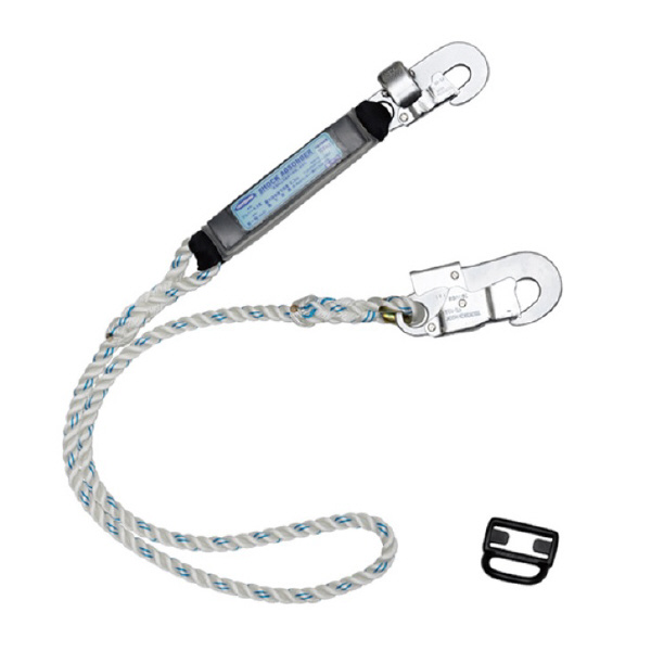 藤井電工（株） フルハーネス用ランヤード 三つ打ちロープ+FS-109-BP フルハーネス用ランヤード THL-11-R23-JAN-BP