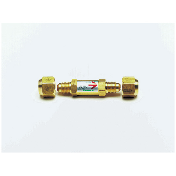 （株）イチネンＴＡＳＣＯ 逆止弁(フレアナット) TA281GA 逆止弁（フレアナット）１／４ＦＬ TA281GA-2