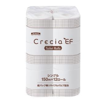 日本製紙クレシア（株） クレシアEF トイレットロール クレシアＥＦトイレットロール／大箱単位 10105 150mｼﾝｸﾞﾙ