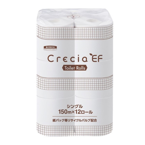 日本製紙クレシア（株） クレシアEF トイレットロール クレシアＥＦトイレットロール／大箱単位 10105 150mｼﾝｸﾞﾙ