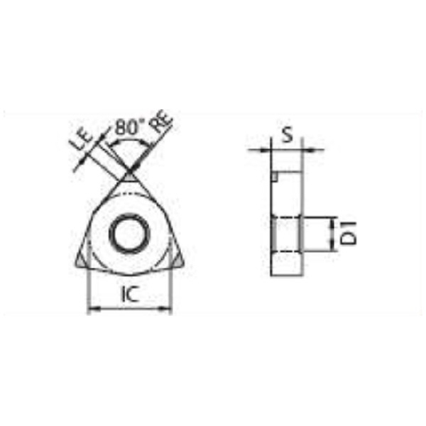 京セラ（株） チップ ダイヤ・CBN 旋削用 WNGA チップ　ダイヤ・ＣＢＮ　旋削用 WNGA080408S01730MET KBN015