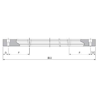ＴＨＫ（株） LMガイド用レール(G＝15) SRS12W ＬＭガイド用レール（Ｇ＝１５） SRS12W-590LM(GK) RAIL