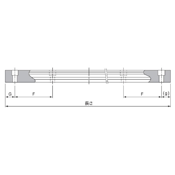 ＴＨＫ（株） LMガイド用レール(G＝15) SRS12W ＬＭガイド用レール（Ｇ＝１５） SRS12W-590LM(GK) RAIL