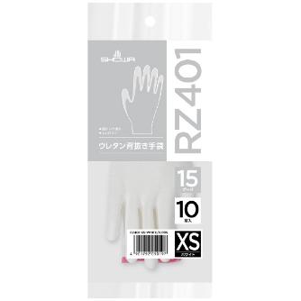 ショーワグローブ（株） ウレタン背抜き手袋 10双入 RZ401 ウレタン背抜き手袋　１０双入 RZ401-XS