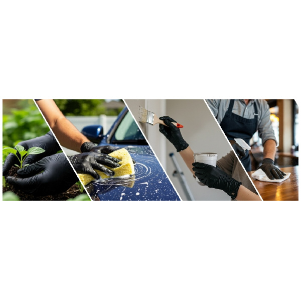 ショーワグローブ（株） ニトリスト・ブラック 100枚入 891 ニトリスト・ブラック　１００枚入 891-M