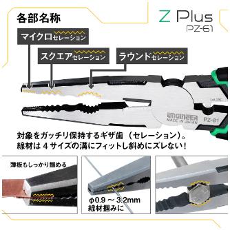 （株）エンジニア ネジザウルスZ Plus PZ-61 ネジザウルスＺ　Ｐｌｕｓ PZ-61