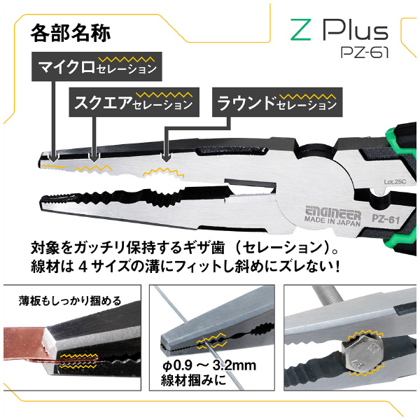 （株）エンジニア ネジザウルスZ Plus PZ-61 ネジザウルスＺ　Ｐｌｕｓ PZ-61